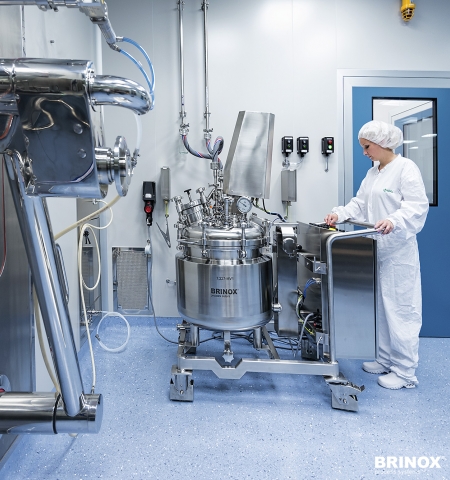 Ausrüstung zum Überziehen von Tablettenkernen, Brinox