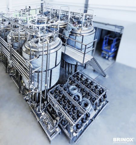 Lagerung von Milch, Brinox